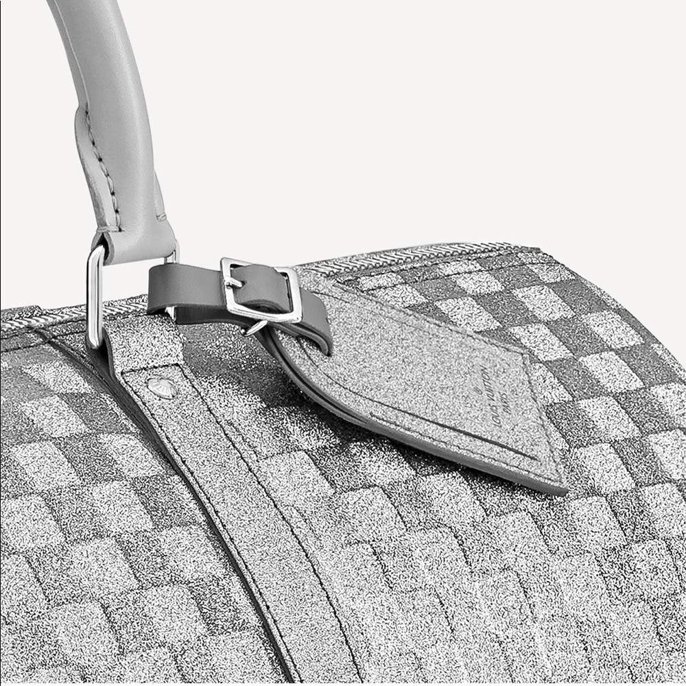 Louis Vuitton Glitter Damier Keepall Mens LV SS22 Runway by Virgil Abloh - Picture 6 of 17